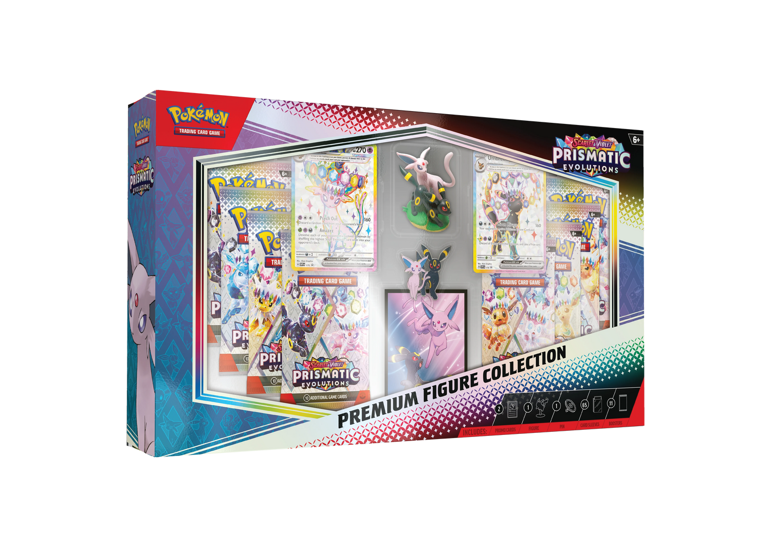 Pokémon TCG: Prismatic Evolutions Premium Figure Collection – Espeon & Umbreon