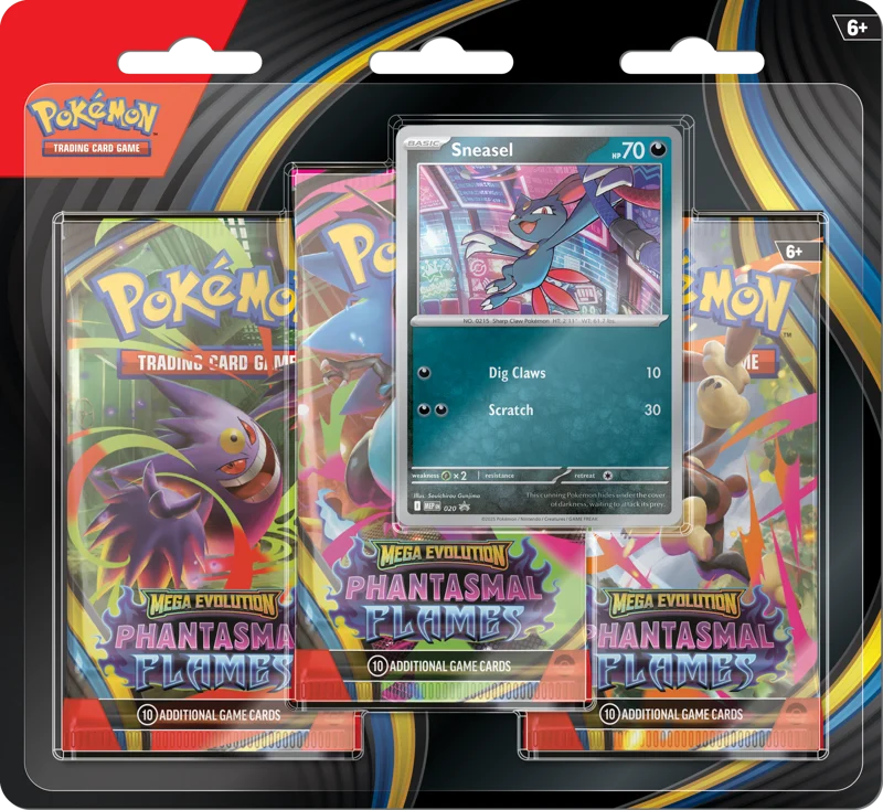 Pokémon TCG: Phantasmal Flames 3 Pack Blister