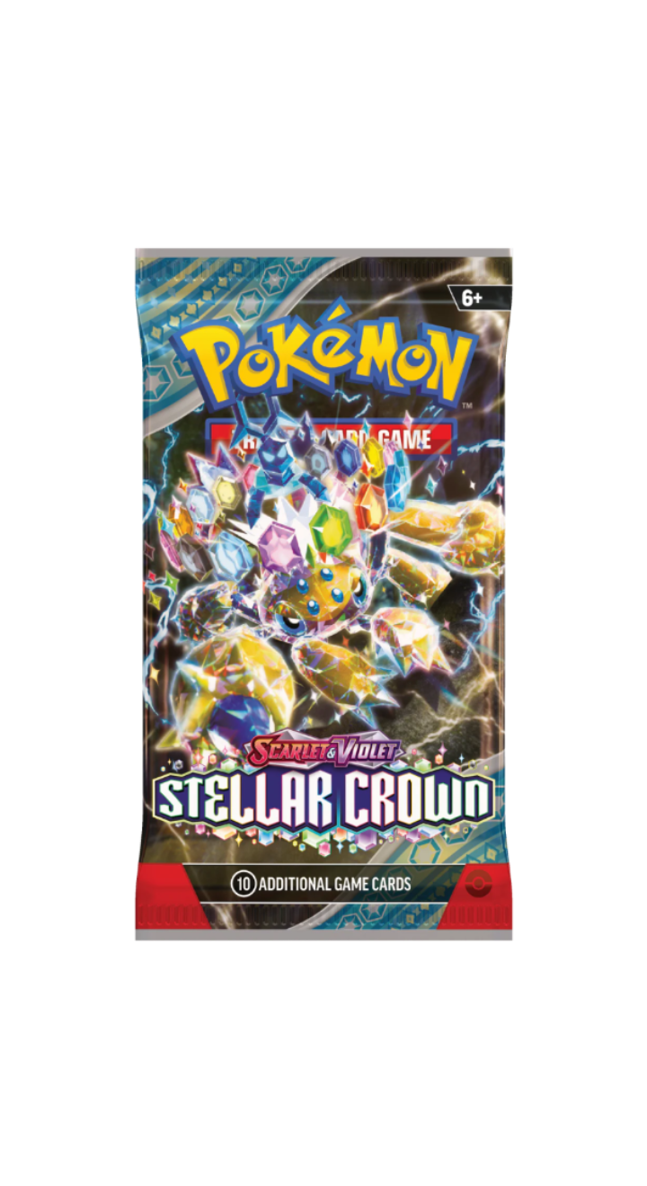 Pokémon TCG: Stellar Crown Booster Pack (Assorteret) – Pokehulen