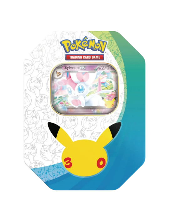 Pokémon TCG: Mega Evolution: 30th Celebration - Sylvion Ex Tin