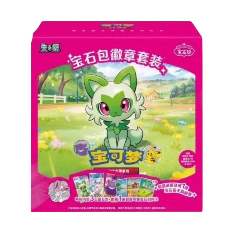 Produktbillede af Pokémon TCG Gem Pack Badge Set Box (Kinesisk)
